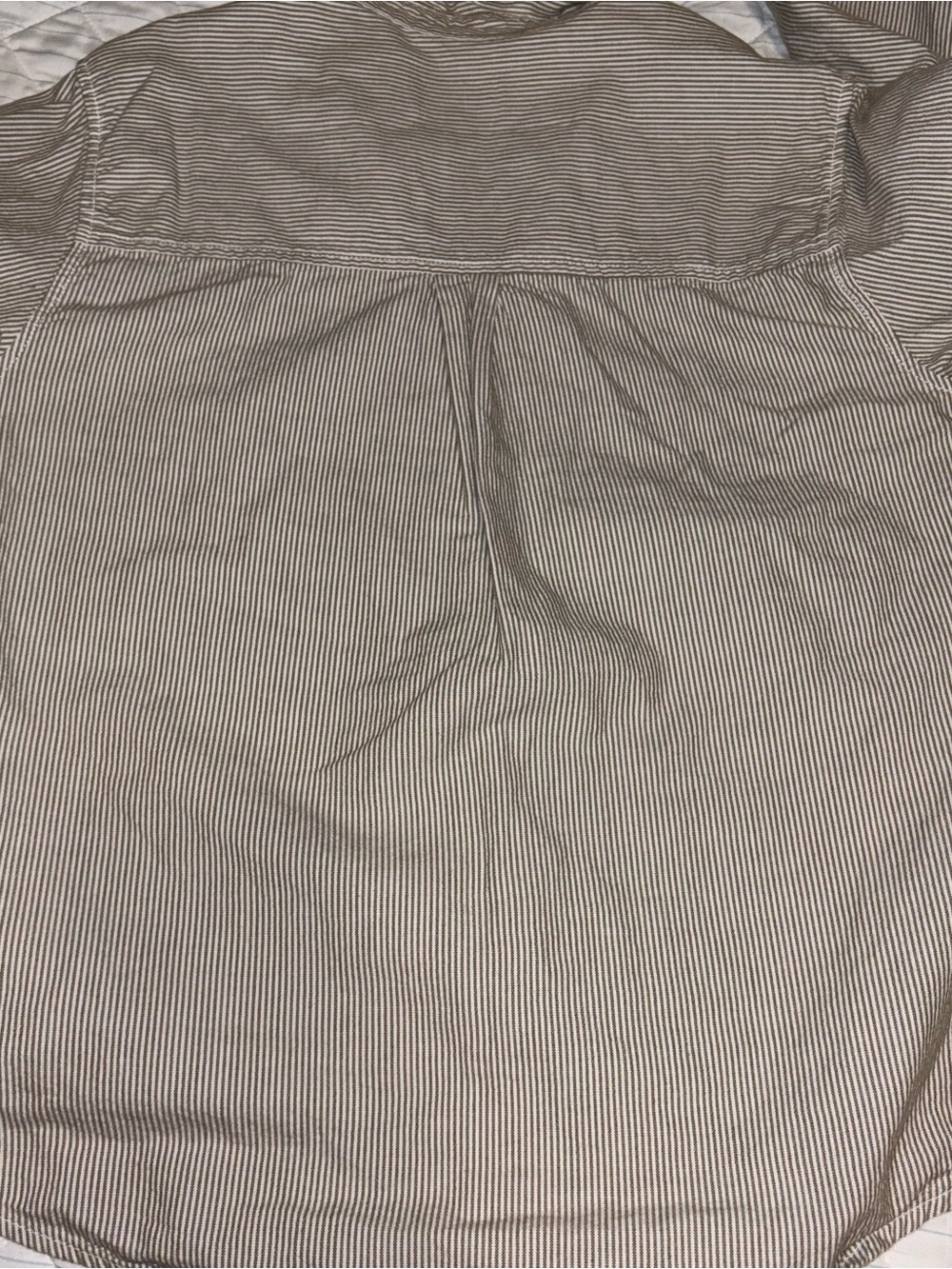Universal Thread Striped Button Up Shirt - Picture 5 of 6